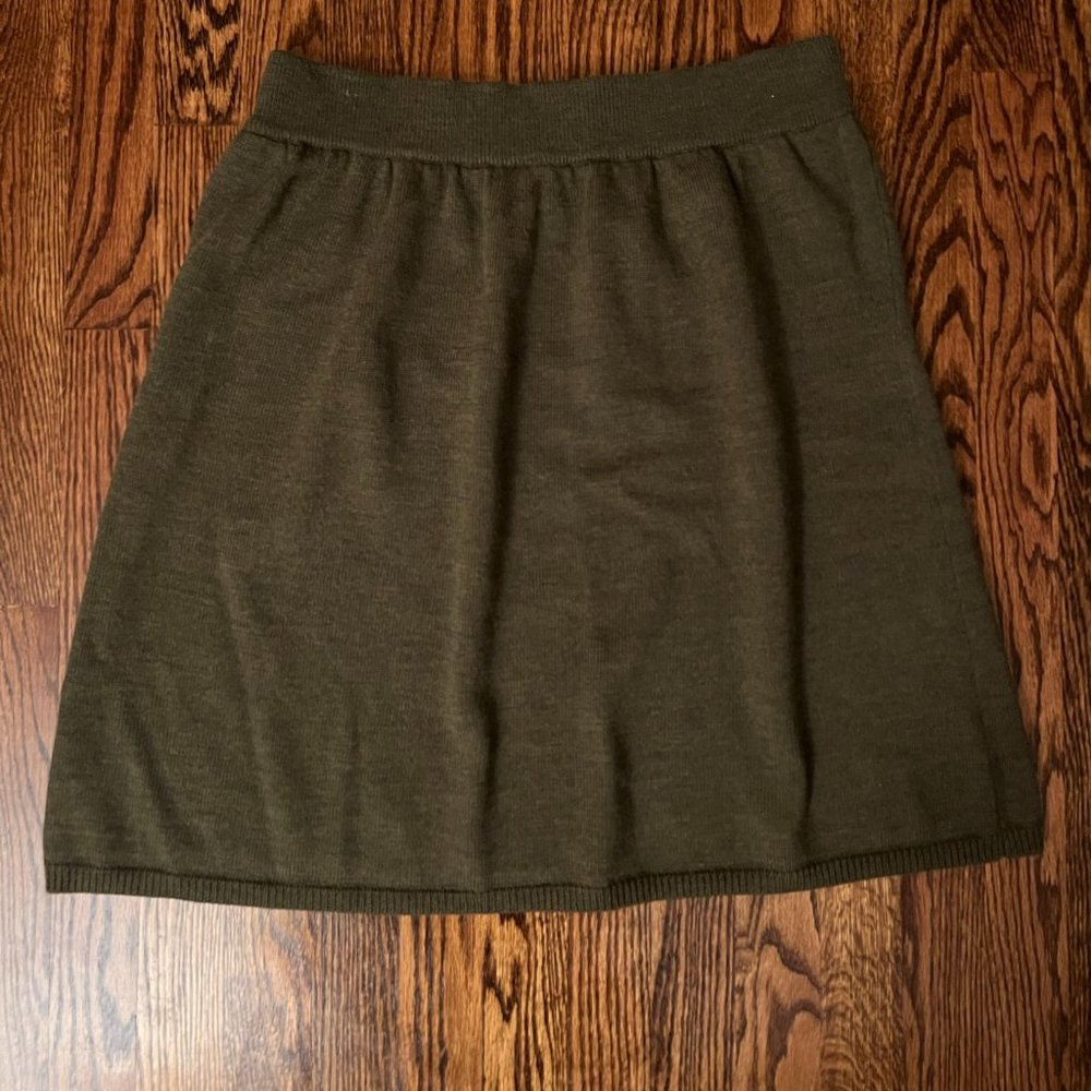 Eileen Fisher 100% Wool Skirt